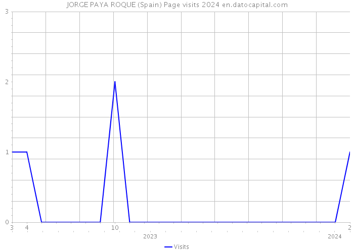 JORGE PAYA ROQUE (Spain) Page visits 2024 