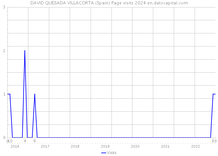 DAVID QUESADA VILLACORTA (Spain) Page visits 2024 