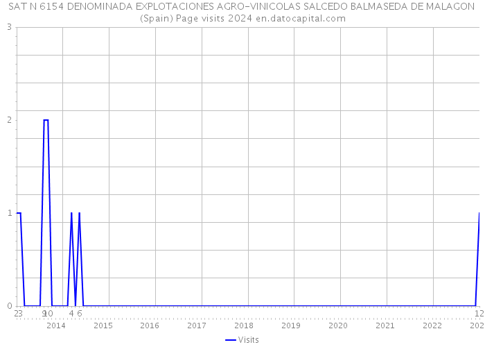 SAT N 6154 DENOMINADA EXPLOTACIONES AGRO-VINICOLAS SALCEDO BALMASEDA DE MALAGON (Spain) Page visits 2024 
