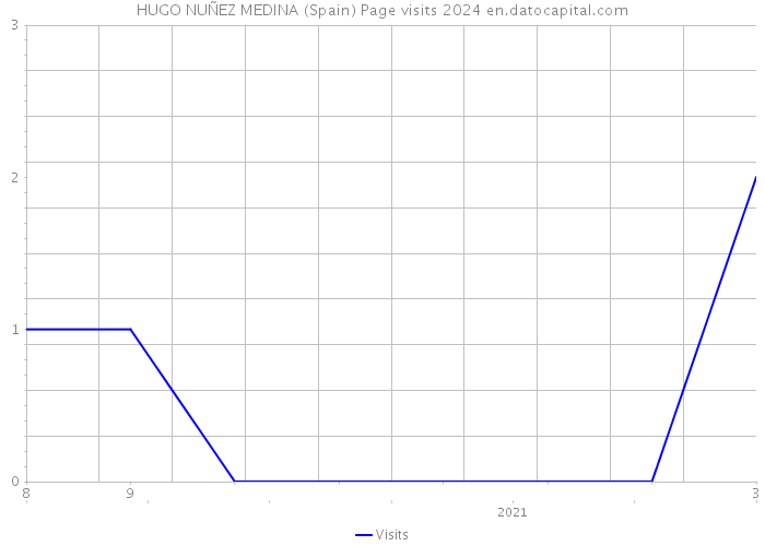 HUGO NUÑEZ MEDINA (Spain) Page visits 2024 