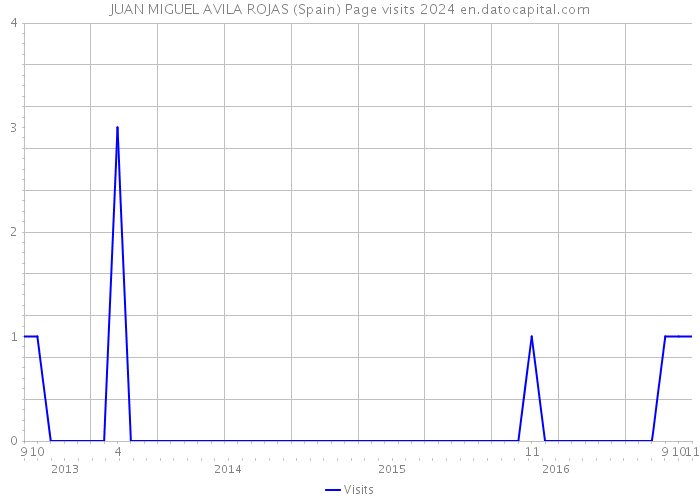 JUAN MIGUEL AVILA ROJAS (Spain) Page visits 2024 