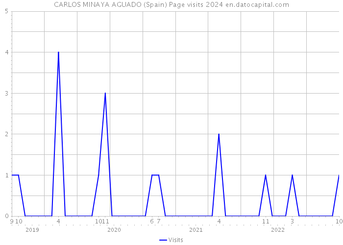 CARLOS MINAYA AGUADO (Spain) Page visits 2024 