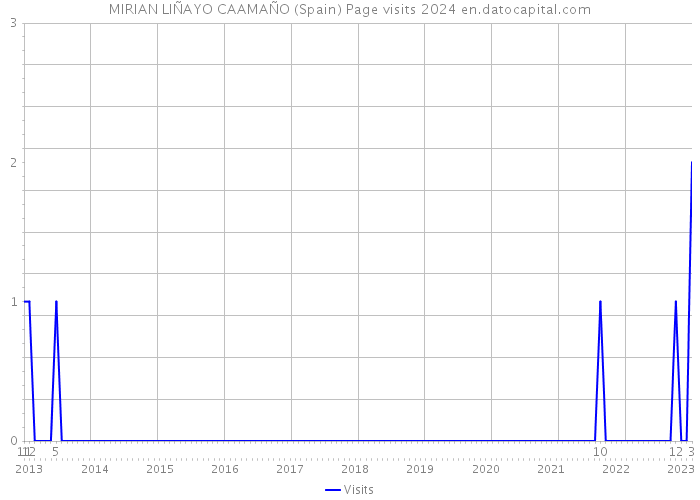 MIRIAN LIÑAYO CAAMAÑO (Spain) Page visits 2024 