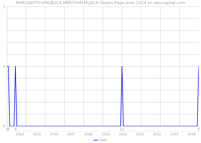 MARGARITA-ANGELICA MERCHAN MUJICA (Spain) Page visits 2024 