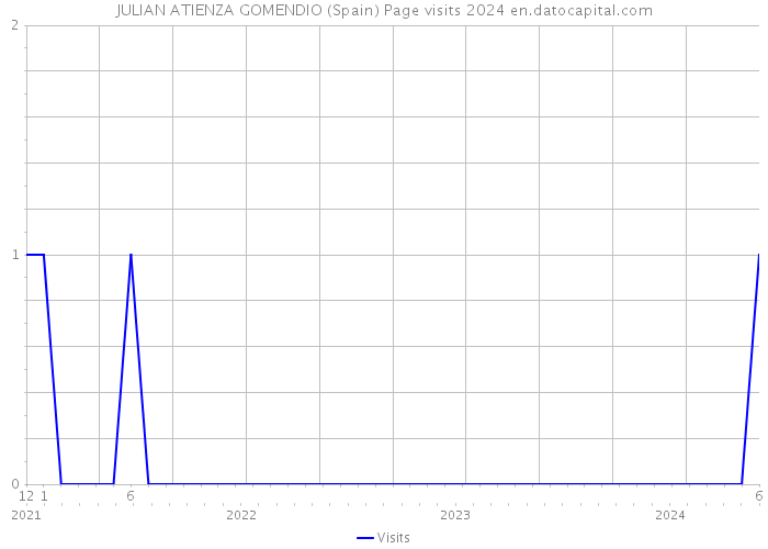 JULIAN ATIENZA GOMENDIO (Spain) Page visits 2024 