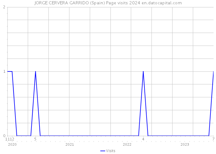 JORGE CERVERA GARRIDO (Spain) Page visits 2024 