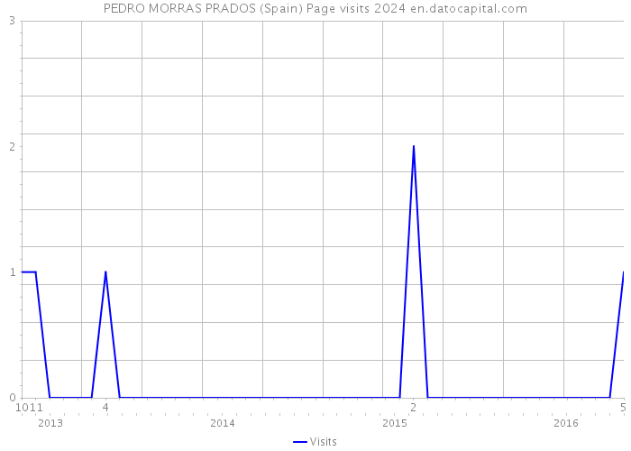 PEDRO MORRAS PRADOS (Spain) Page visits 2024 