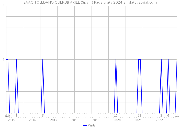 ISAAC TOLEDANO QUERUB ARIEL (Spain) Page visits 2024 