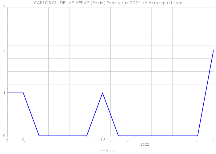 CARLOS GIL DE LAS HERAS (Spain) Page visits 2024 