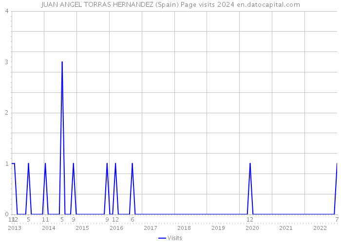 JUAN ANGEL TORRAS HERNANDEZ (Spain) Page visits 2024 