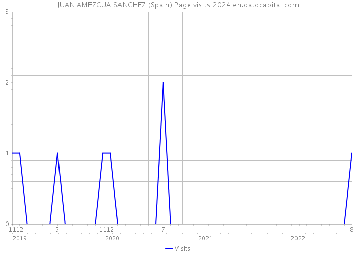 JUAN AMEZCUA SANCHEZ (Spain) Page visits 2024 