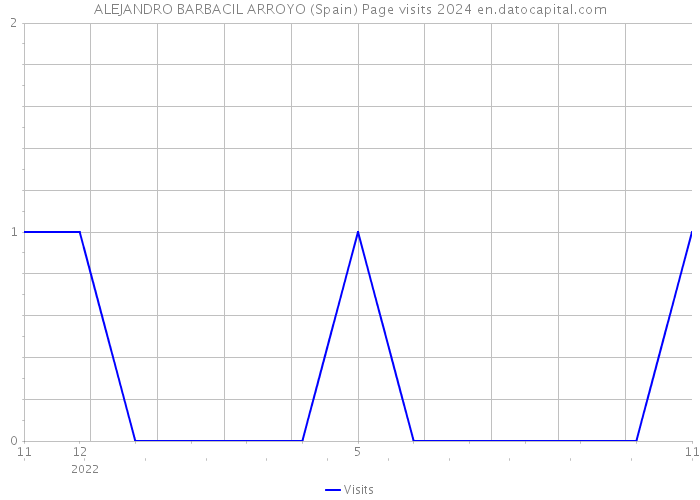 ALEJANDRO BARBACIL ARROYO (Spain) Page visits 2024 