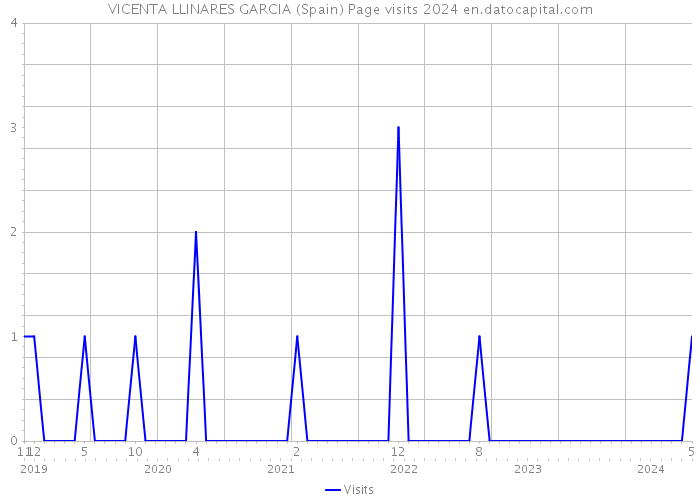 VICENTA LLINARES GARCIA (Spain) Page visits 2024 