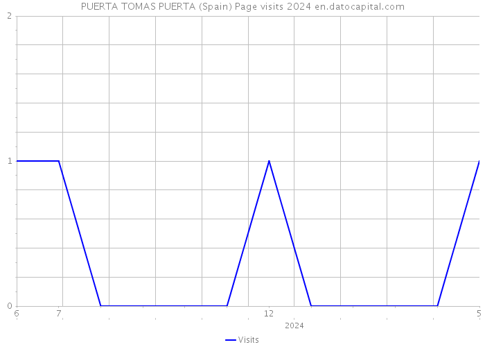 PUERTA TOMAS PUERTA (Spain) Page visits 2024 