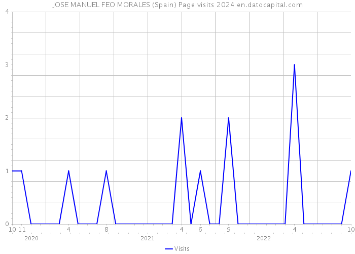 JOSE MANUEL FEO MORALES (Spain) Page visits 2024 