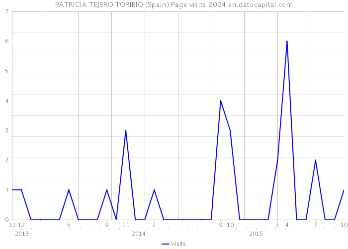 PATRICIA TEJERO TORIBIO (Spain) Page visits 2024 