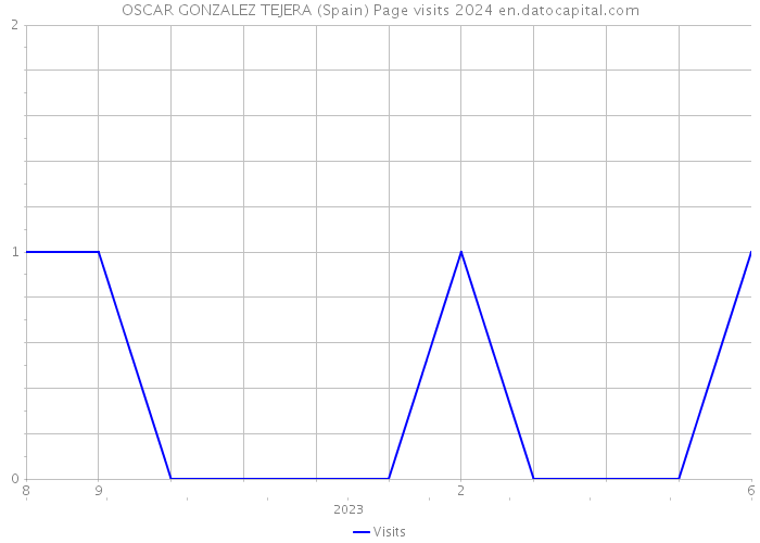 OSCAR GONZALEZ TEJERA (Spain) Page visits 2024 