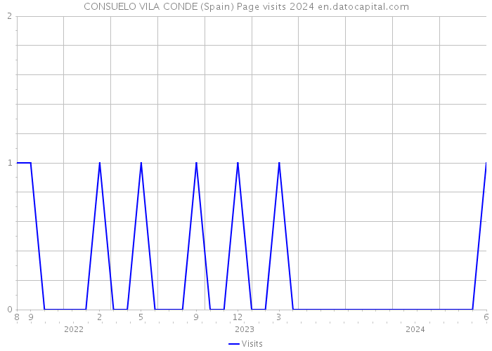 CONSUELO VILA CONDE (Spain) Page visits 2024 