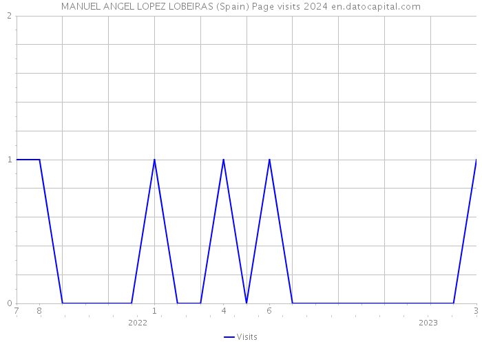 MANUEL ANGEL LOPEZ LOBEIRAS (Spain) Page visits 2024 
