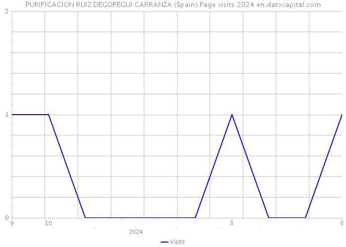 PURIFICACION RUIZ DEGOPEGUI CARRANZA (Spain) Page visits 2024 