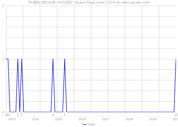 RUBEN SEOANE VAZQUEZ (Spain) Page visits 2024 