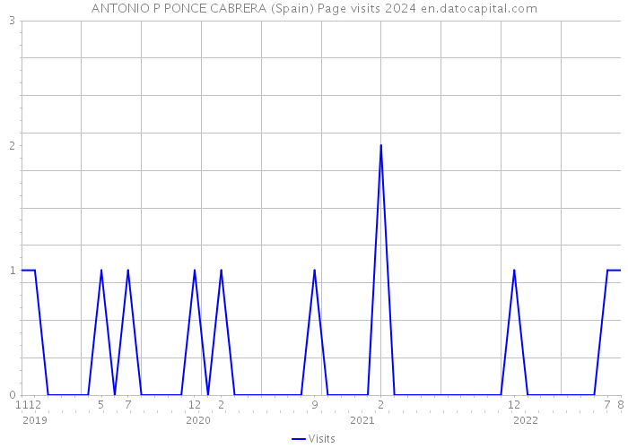 ANTONIO P PONCE CABRERA (Spain) Page visits 2024 