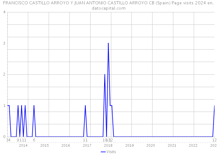 FRANCISCO CASTILLO ARROYO Y JUAN ANTONIO CASTILLO ARROYO CB (Spain) Page visits 2024 