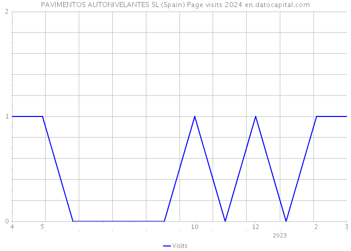 PAVIMENTOS AUTONIVELANTES SL (Spain) Page visits 2024 