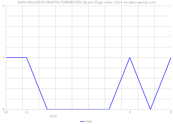 SARA MILAGROS MARTIN TURRIENTES (Spain) Page visits 2024 