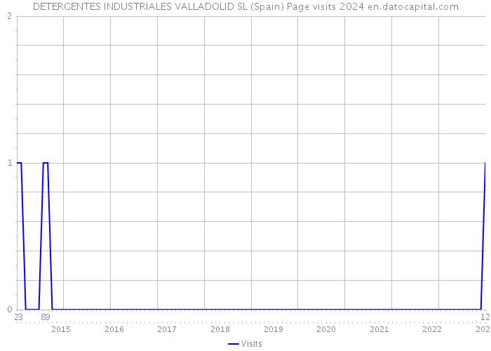 DETERGENTES INDUSTRIALES VALLADOLID SL (Spain) Page visits 2024 