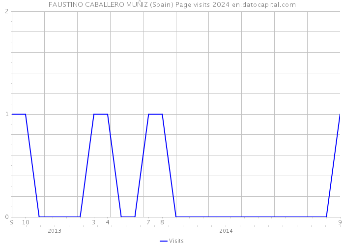 FAUSTINO CABALLERO MUÑIZ (Spain) Page visits 2024 