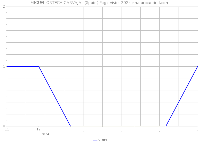 MIGUEL ORTEGA CARVAJAL (Spain) Page visits 2024 