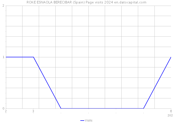ROKE ESNAOLA BERECIBAR (Spain) Page visits 2024 
