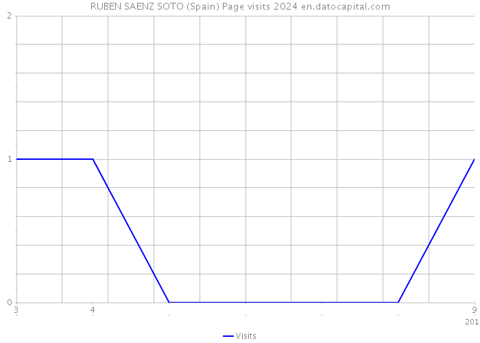 RUBEN SAENZ SOTO (Spain) Page visits 2024 