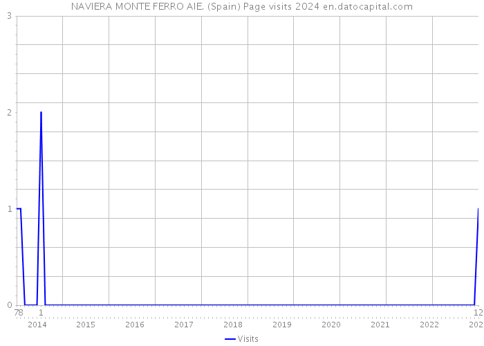 NAVIERA MONTE FERRO AIE. (Spain) Page visits 2024 