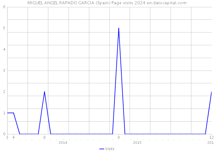 MIGUEL ANGEL RAPADO GARCIA (Spain) Page visits 2024 