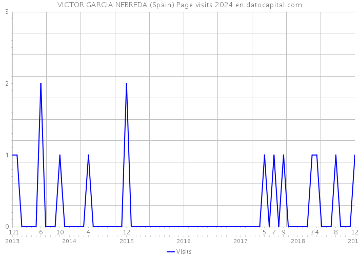 VICTOR GARCIA NEBREDA (Spain) Page visits 2024 