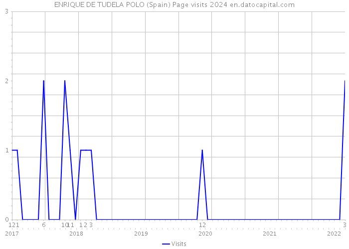 ENRIQUE DE TUDELA POLO (Spain) Page visits 2024 