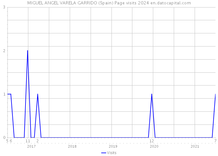 MIGUEL ANGEL VARELA GARRIDO (Spain) Page visits 2024 