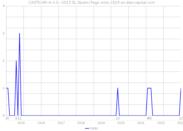 CASTICAR-A.V.G.-2013 SL (Spain) Page visits 2024 