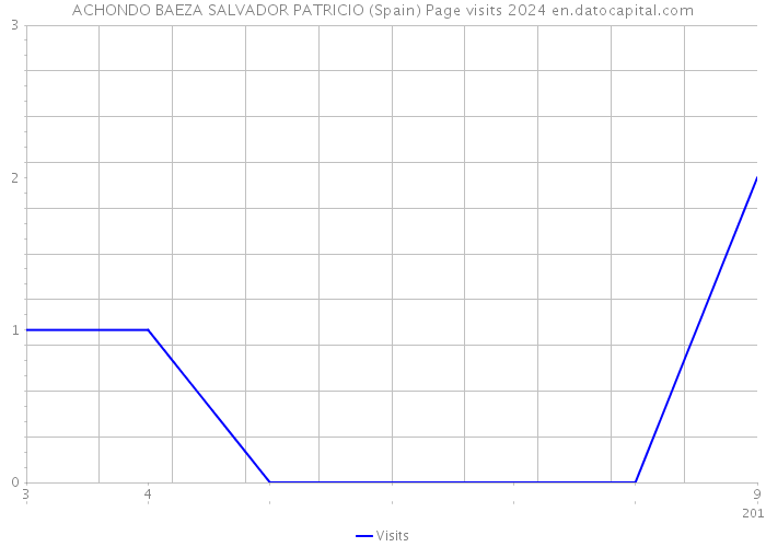 ACHONDO BAEZA SALVADOR PATRICIO (Spain) Page visits 2024 