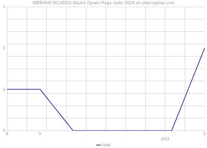 SERRANO RICARDO SALAS (Spain) Page visits 2024 