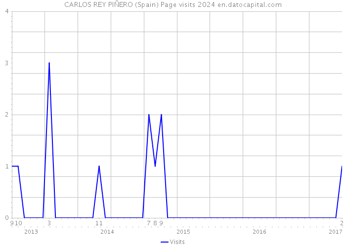 CARLOS REY PIÑERO (Spain) Page visits 2024 