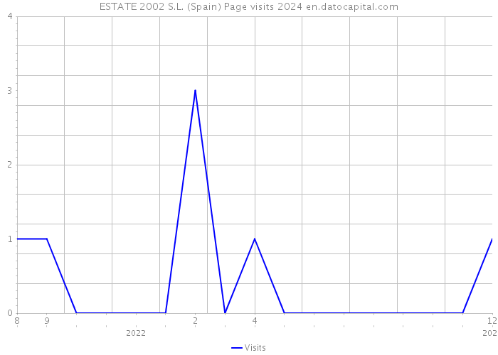 ESTATE 2002 S.L. (Spain) Page visits 2024 