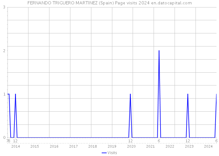 FERNANDO TRIGUERO MARTINEZ (Spain) Page visits 2024 