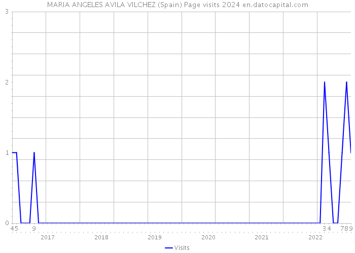 MARIA ANGELES AVILA VILCHEZ (Spain) Page visits 2024 