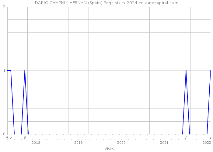 DARIO CHAPNIK HERNAN (Spain) Page visits 2024 