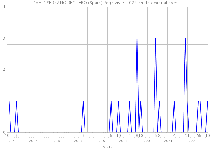 DAVID SERRANO REGUERO (Spain) Page visits 2024 