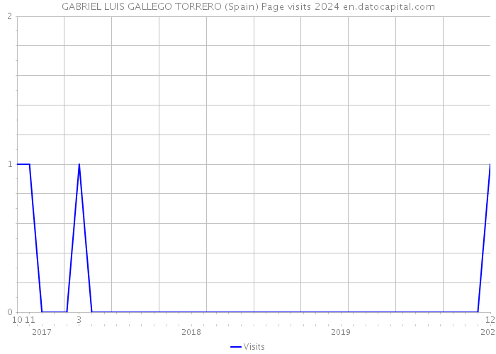 GABRIEL LUIS GALLEGO TORRERO (Spain) Page visits 2024 