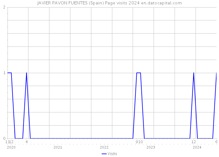 JAVIER PAVON FUENTES (Spain) Page visits 2024 